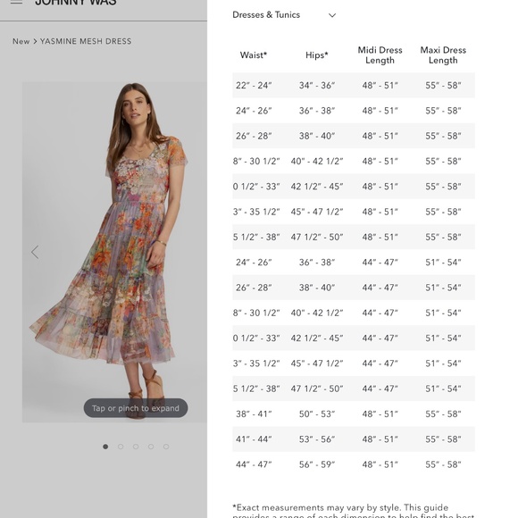 Johnny Was Plus 2X Bohemian Style Dress - Picture 3 of 4